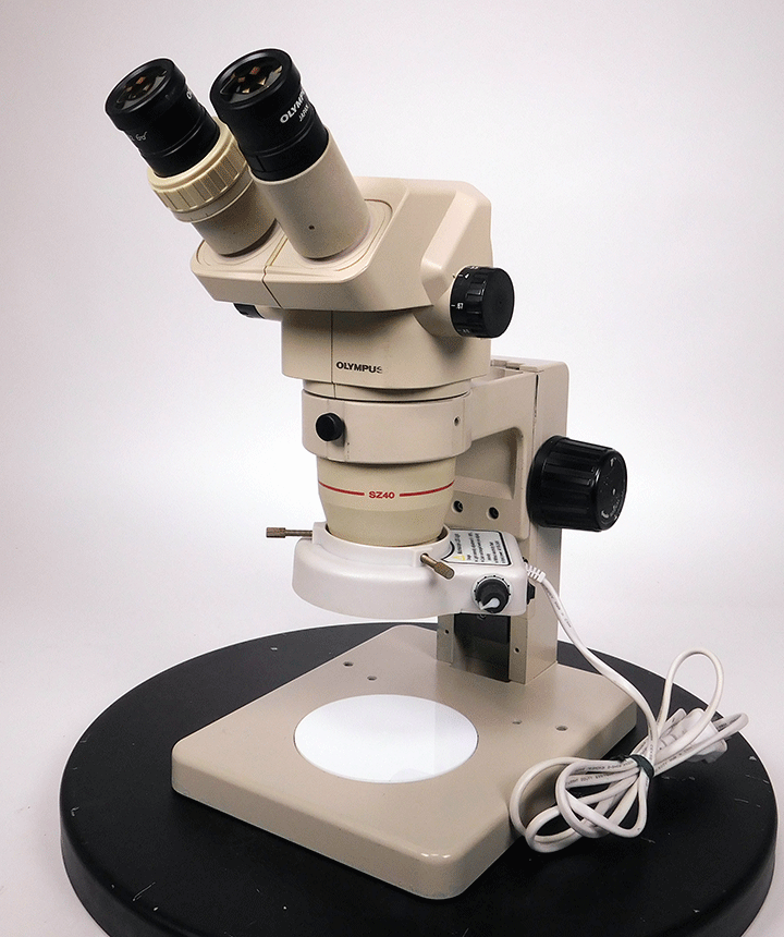 オリンパスズーム式実体顕微鏡【SZ4045+LED照明】 倍率：6.7x ～ 40x